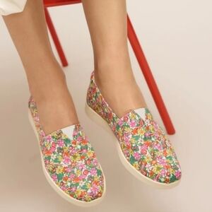 Tom's Liberty Rose Print Alpargata NIB